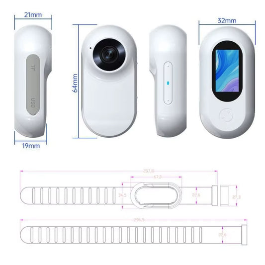 Dropshipping Magnetic Thumb Camera Portable HD Camera Outdoor Cycling Video Cameras